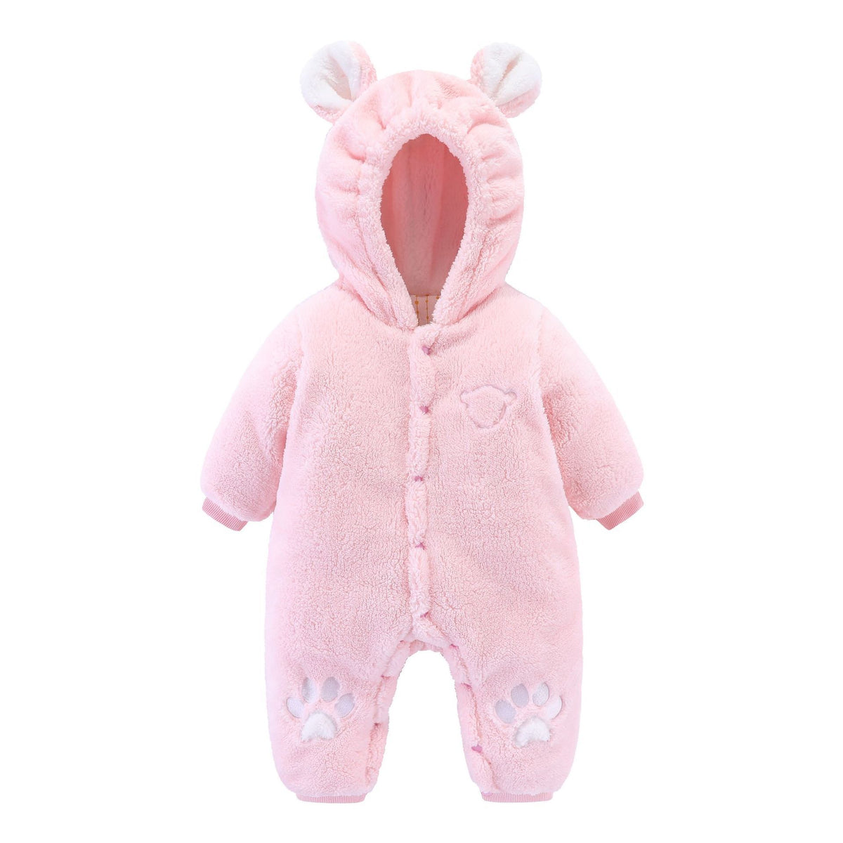 Cozy Quilted Newborn Baby Romper