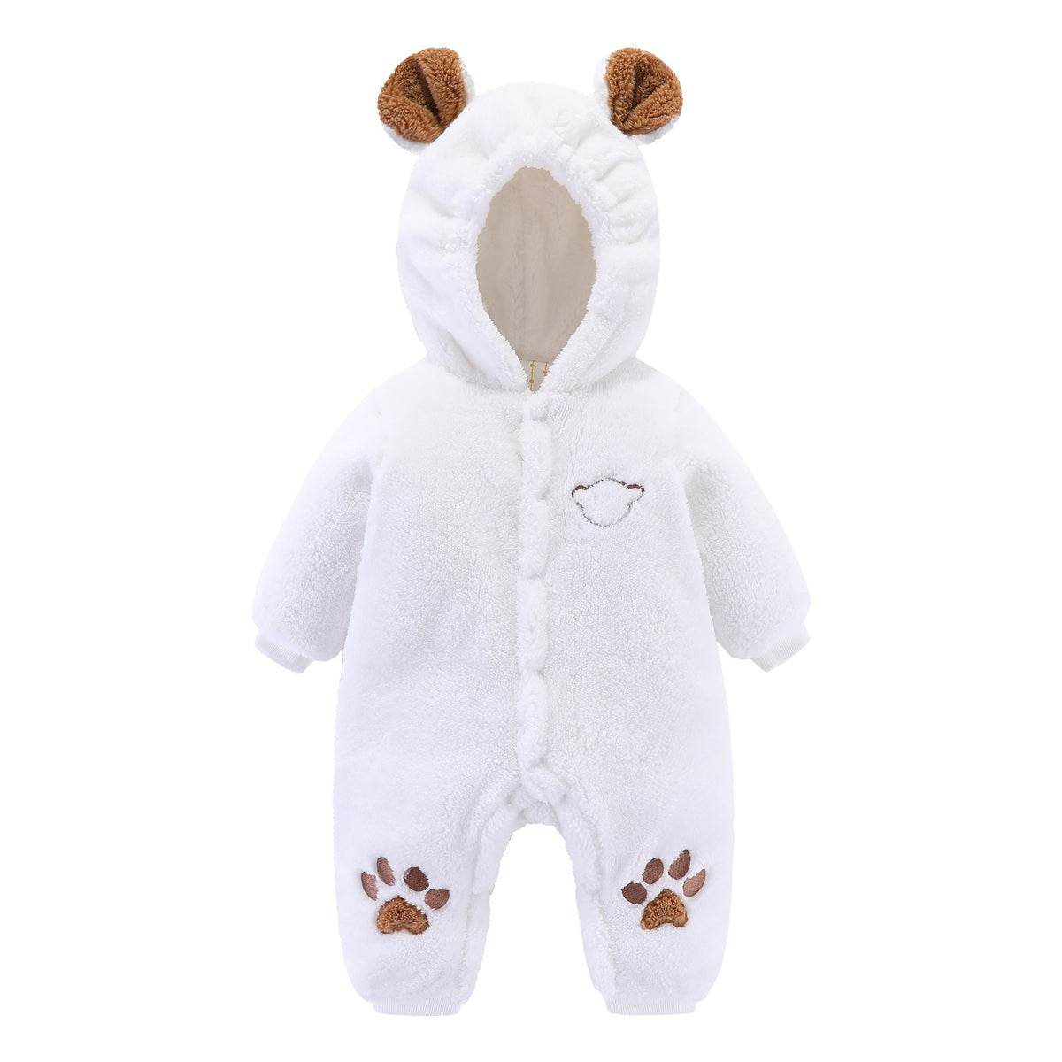 Cozy Quilted Newborn Baby Romper